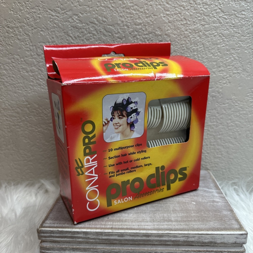 $13 🌙 Conair Pro Pro Clips 10 Multipurpose Clips Model 345062 **NEW**